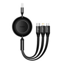 Kaabel 3-in-1 Baseus Bright Mirror 3, 1,1 m, must
