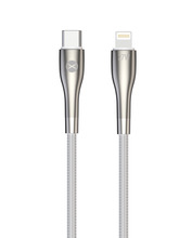 Kaabel USB-C/Lightning Forever Sleek, 1 m, hõbe