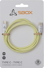 Kaabel USB-C Sbox TYPEC-1-Y, 1 m, kollane
