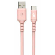 Kaabel USB-C TB, 1 m, roosa