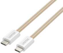 Kaabel USB-C Unitek C14141ACL01-1M, 1 m, beež