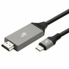 Kaabel HDMI/USB-C TB AKTBXVH1P20C20B, 2 m, must