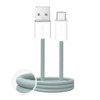 Kaabel USB-A/USB-C Puro Fabrik 2.0, 1,5 m, roheline