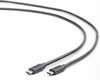 USB-C kaabel Gembird CCP-USB3.1-CMCM-1M, 1 m, must