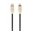 Kaabel Lightning/USB-C Gembird CC-USB2PD18-CM8PM-1M, 1 m, kuldne/must