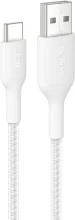 Kaabel USB-A/USB-C Belkin BoostCharge CAB022HQ2MWH, 2 m, valge