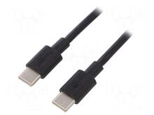 Kaabel USB-C Goobay 66316, 0,5 m, must