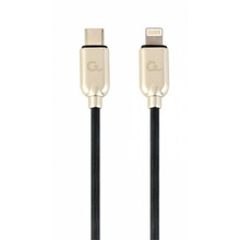 Kaabel Lightning/USB-C Gembird CC-USB2PD18-CM8PM-1M, 1 m, kuldne/must