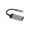 Adapter USB-C/HDMI Verbatim 49143V, 0,01 m, must/hõbe