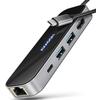 USB-C jagaja AXAGON HMC-6GLN, 5Gbps, 6in1
