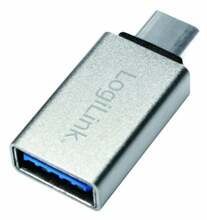 Adapter USB-C/USB 3.0 LogiLink AU0042, hõbe