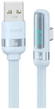 Kaabel USB-A/USB-C Usams US-SJ651, sinine