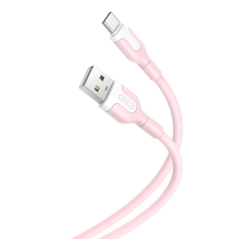 Kaabel USB-A/USB-C XO NB212, 1,0 m, roosa