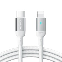 Kaabel USB-C/Lightning Joyroom S-CL020A10, 1,2 m, valge