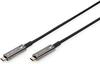 Kaabel USB-C Digitus AK-330160-100-S AOC, 10 m, must