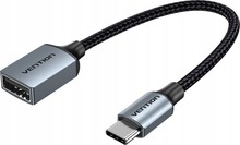 Kaabel USB-C – USB-A Vention CCXHB, 0,15 m, hall