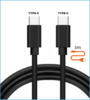 Kaabel USB-C Alburnus, 3 m, must