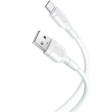 Kaabel USB-A/USB-C XO NB212, 1 m, valge