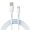 Kaabel USB-A/USB-C BWOO X172C, 1 m, valge