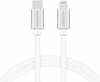 Kaabel USB-C/Lightning Swissten, 1.2 m, valge
