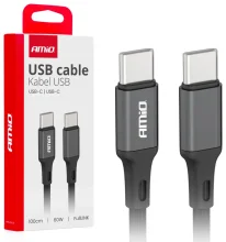 Kaabel USB-C FullLINK AMIO AMIO-03902, 60 W, 100 cm