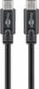 USB-C kaabel Goobay, 1.5 m, must