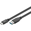 Kaabel USB-C/USB-A Goobay 73141, 3 m, must