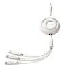 Kaabel 3in1 Joyroom, USB/USB-C/Lightning/Micro USB, 1 m, valge