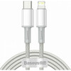 Kaabel USB-C/Lightning Baseus CATLGD-02, 1 m, valge