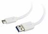 Kaabel USB-C/USB-A Gembird CCP-USB3-AMCM-6-W, 1,8 m, valge