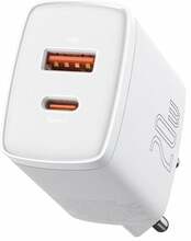 Adapter USB/USB-C Baseus CCXJ-B02, 20 W, valge