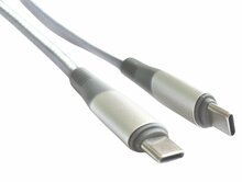 Kaabel USB-C Welike WK-150-C, 1 m, hõbe