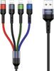 Kaabel USAMS U26 4in1 SJ413USB01, 3 m, 2A, lightning/microUSB/USB-C