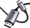 Kaabel USB-C/DisplayPort Ugreen CM556, 2 m, hall