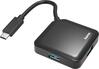 USB jagaja Hama 00200112, 4 porti, USB 3.2 Gen 1, must