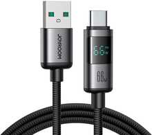 Kaabel USB-A/USB-C Joyroom S-A16 Pro Prism, 1,2 m, must