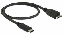 Kaabel USB-C/Micro USB Delock 83676, 0,5 m, must