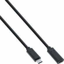 Juhe USB-C InLine USB 3.2 Gen 2, 1 m, must