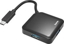 USB jagaja Hama 00200112, 4 porti, USB 3.2 Gen 1, must