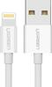 USB kaabel Ugreen US155, 1 m, valge