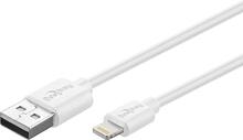 Kaabel Goobay 72909 USB-A – Lightning 3 m, valge
