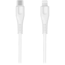 Kaabel Canyon MFI-4 Type-C kuni Lightning 120 cm, valge