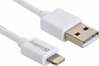 Kaabel Sandberg 340-75 USB – Lightning MFI 1 m, valge