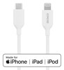 Kaabel DELTACO IPLH-452 USB-C – Lightning 2 m, valge
