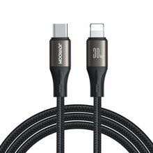 USB kaabel Joyroom SA25-CL3 Type-C – Lightning 30W 1,2 m, must