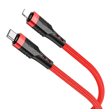 Kaabel Borofone BU35 Influence Type C to Lightning 20W 1,2 m, punane
