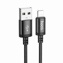 Kaabel Hoco X89 USB A - Lightning 2 m, must