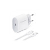 Laadija Wozinsky WWC-03-L, PD 20W koos Type-C / Lightning kaabliga 1 m, valge