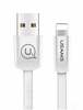 Kaabel Usams SJ199IP02, Lightning/USB, 120 cm, valge