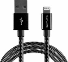 Kaabel 4smarts 468604 Lightning/USB, 100 cm, must